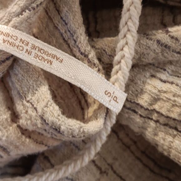 Free People Cream Linen/Cotton Mini Dress With Fun Back - Picture 10 of 13